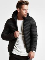 Jaqueta Puffer Bobojaco Masculina Slim Fitness Moda Inverno