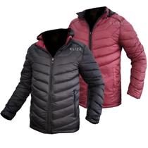 Jaqueta Puffer Bobojaco Masculino Dupla Face Impermeável Qualidade K02