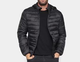 Jaqueta Puffer Bolha Nylon Impermeável Jaqueta Puffer Bolha Nylon Impermeável