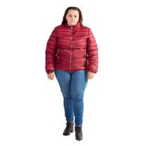 Jaqueta Puffer City Lady by Facinelli Feminina Plus Size 628032 Vinho