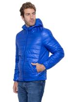 Jaqueta Puffer com Capuz Leve Textura Suave Confortavel de Inverno