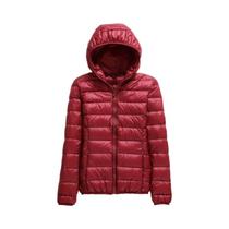 Jaqueta Puffer Com Capuz Para Mulheres plus Size, Leve E Quente, Casaco Curto De Penas De Pato