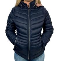 Jaqueta Puffer Country Feminina Azul Marinho Dawson Jaqueta Puffer Country Feminina Azul Marinho Dawson