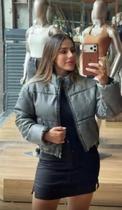 Jaqueta Puffer DLK Bombom G Cinza Jaqueta Puffer DLK Bombom G Cinza