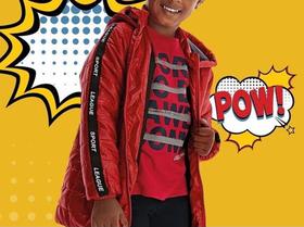Jaqueta Puffer em Microfibra Nylon Infantil Menino com Capuz e Bolso - MalweeKids Jaqueta Puffer em Microfibra Nylon Infantil Menino com Capuz e Bolso - MalweeKids