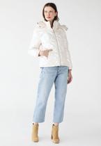 Jaqueta Puffer Facinelli Com capuz Off White