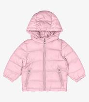 Jaqueta Puffer Feminina com Capuz Trick Nick Rosa
