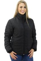 Jaqueta Puffer Feminina Estofada Casaco Nylon Acolchoado