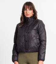Jaqueta Puffer Feminina Microfibra Endless com Zíper e Botões - Térmica e Elegante - Ref. E14850 Jaqueta Puffer Feminina Microfibra Endless com Zíper e Botões - Térmica e Elegante - Ref. E14850