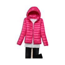 Jaqueta Puffer Feminina plus Size 15 Cores 5XL 6XL 7XL Leve E Compactável Com Capuz Casaco De Pluma
