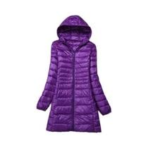 Jaqueta Puffer Feminina plus Size 5XL 6XL 7XL Com Capuz, Ultra Leve, Compactável, Quente E Ajustada