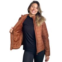 Jaqueta Puffer Feminino Bobojaco Inverno Blusa Frio Forrada
