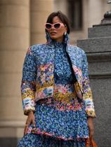 Jaqueta puffer floral