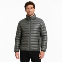 Jaqueta Puffer Gola Alta