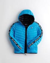 Jaqueta Puffer H Masculina Com Capuz