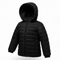Jaqueta Puffer Infantil Feminina Bobojaco Casaco Capuz Frio COR:MARROMTAMANHO:10 Jaqueta Puffer Infantil Feminina Bobojaco Casaco Capuz Frio COR:MARROMTAMANHO:10