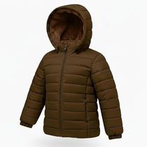 Jaqueta Puffer Infantil Feminina Bobojaco Casaco Capuz Frio COR:MARROMTAMANHO:6 Jaqueta Puffer Infantil Feminina Bobojaco Casaco Capuz Frio COR:MARROMTAMANHO:6