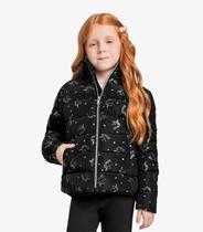 Jaqueta Puffer Infantil Feminina Trick Nick Preto Jaqueta Puffer Infantil Feminina Trick Nick Preto