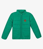 Jaqueta Puffer Infantil Feminina Trick Nick Verde Jaqueta Puffer Infantil Feminina Trick Nick Verde