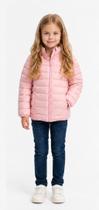 Jaqueta Puffer Infantil Juvenil Casaco Menina com Touca COR:ROSATAMANHO:8