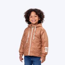 Jaqueta Puffer Infantil Masculina Vigat 3017 Preto