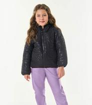 Jaqueta Puffer Infantil Trick Nick Preto