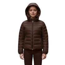 Jaqueta Puffer Juvenil Feminina Bobojaco Casaco Capuz Frio Gomos Matelasse COR:PRETOTAMANHO:16 Jaqueta Puffer Juvenil Feminina Bobojaco Casaco Capuz Frio Gomos Matelasse COR:PRETOTAMANHO:16