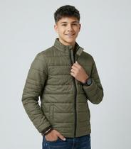 Jaqueta Puffer Juvenil Masculina Minty Verde Jaqueta Puffer Juvenil Masculina Minty Verde