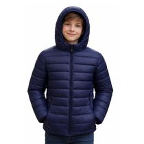 Jaqueta Puffer Juvenil Meninos Com Bolsos Red Nose Com Ou Sem Capuz Jaqueta Puffer Juvenil Meninos Com Bolsos Red Nose Com Ou Sem Capuz