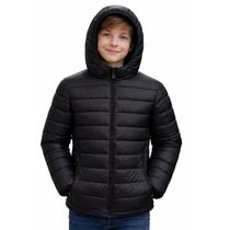Jaqueta Puffer Juvenil Meninos Com Bolsos Red Nose Com Ou Sem Capuz Jaqueta Puffer Juvenil Meninos Com Bolsos Red Nose Com Ou Sem Capuz