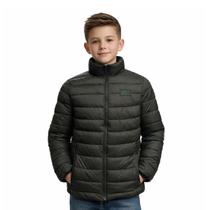 Jaqueta Puffer Juvenil Meninos Com Bolsos Red Nose Com Ou Sem Capuz Jaqueta Puffer Juvenil Meninos Com Bolsos Red Nose Com Ou Sem Capuz