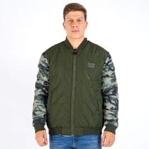 Jaqueta Puffer Masculina Bolso Frontal Ultraleve Camuflada