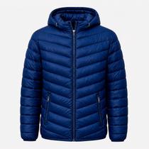 Jaqueta Puffer Masculina Inverno Capuz Forrada Térmica Premium Japona Jaqueta Puffer Masculina Inverno Capuz Forrada Térmica Premium Japona