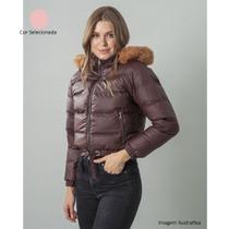 Jaqueta Puffer Pelinho Feminina Safira