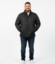 Jaqueta Puffer Preta Plus Size Ogochi Jaqueta Puffer Preta Plus Size Ogochi