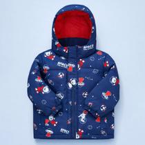 Jaqueta Puffer Quentinha para Inverno Veste Bebês Até 3 anos