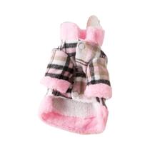 Jaqueta Quente De Inverno Para Cães Pequenos Com Gola De Pele, Colete De Algodão Para Bulldog