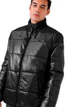 Jaqueta Replay Masculina Nylon Bicolor Preta Jaqueta Replay Masculina Nylon Bicolor Preta