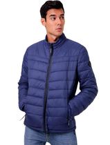 Jaqueta Replay Masculina Nylon Matelassê Azul Escuro Jaqueta Replay Masculina Nylon Matelassê Azul Escuro