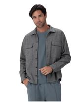 Jaqueta reta botões masculina - malwee -