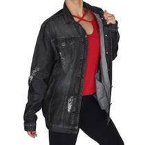 Jaqueta Riu Kiu Oversized - Preta
