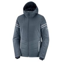 Jaqueta Salomon Ski Edge Neve Impermeável Feminina Cinza Jaqueta Salomon Ski Edge Neve Impermeável Feminina Cinza