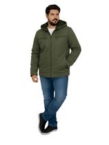 Jaqueta Sarja Masculina Revestida Com Bolsos Plus Size Jaqueta Sarja Masculina Revestida Com Bolsos Plus Size