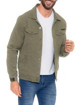 Jaqueta Slim Masculina Verde Casaco Casual Rasgado Coat Wear