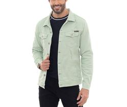 Jaqueta Slim Masculina Verde Casaco Casual Rasgado Coat Wear