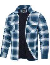 Jaqueta TACVASEN Flannel Plaid para homens, inverno e ao ar livre Jaqueta TACVASEN Flannel Plaid para homens, inverno e ao ar livre