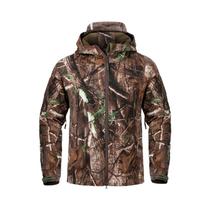 Jaqueta Tática Camuflada Masculina Impermeável Com Capuz De Fleece Quente Para Caça, Atividades Ao Jaqueta Tática Camuflada Masculina Impermeável Com Capuz De Fleece Quente Para Caça, Atividades Ao