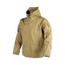 Jaqueta Tática Impermeável Masculina Com Capuz, Casaco De Caminhada Em Soft Shell Com Zíper