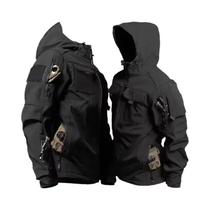 Jaqueta Tática Masculina À Prova D'água, À Prova De Vento, Com Capuz, Outono Inverno, Militar, Soft Jaqueta Tática Masculina À Prova D'água, À Prova De Vento, Com Capuz, Outono Inverno, Militar, Soft