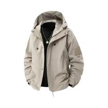 Jaqueta Tática Masculina Impermeável E Respirável Com Capuz, Casaco Ventilado Para Ciclismo Ao Ar